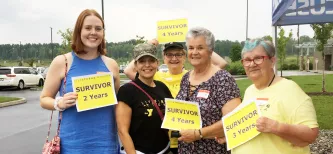 Cancer survivor program graduates