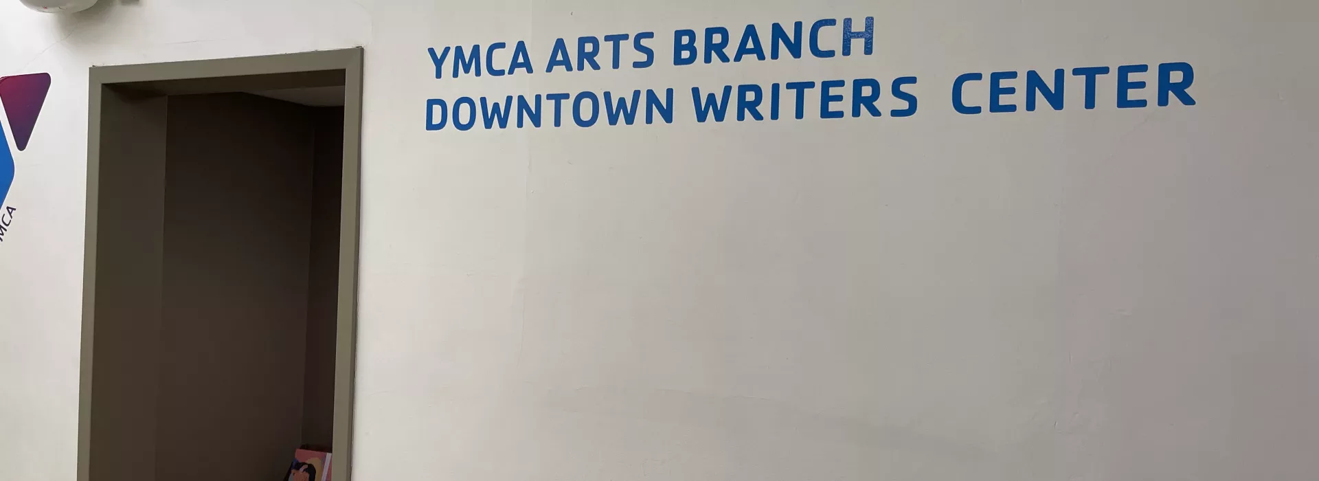 The door to the downtown writers center